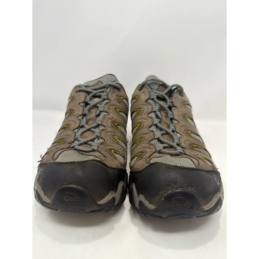 Oboz Mens Brown Hiking Trail Shoes Size 11 Waterproof Outdoor Adventure -DAMAGE-
